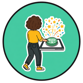 Maya sticker from behind